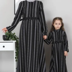 Modamihram Kleid - Schwarz - A-Linie Bekleidung Bekleidung 113898329