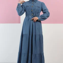 Modamihram Kleid - Dunkelblau - A-Linie Bekleidung Bekleidung 277097990