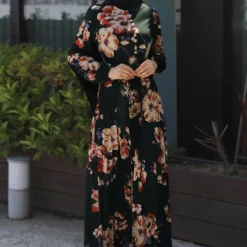 Modamihram Kleid - Khaki - A-Linie Bekleidung Bekleidung 315901767