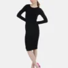MyMo Kleid - Schwarz - Basic Damen Kleider 682706193 -Deutschland Lady Echt Verkaufs-Shop 1 org zoom 72