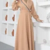 Modamihram Kleid - Beige - A-Linie Bekleidung Bekleidung 669123082 -Deutschland Lady Echt Verkaufs-Shop 1 org zoom 720