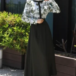 Modamihram Kleid - Khaki - A-Linie Bekleidung Bekleidung 315922640