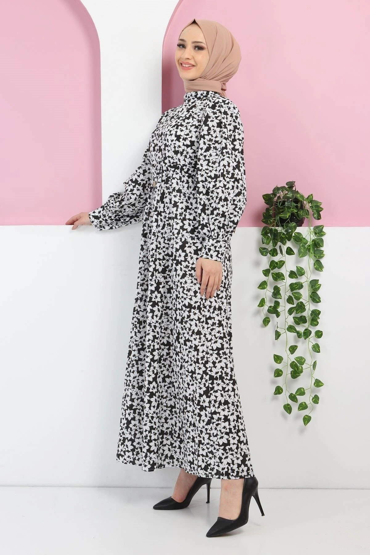 Modamihram Kleid - Schwarz - A-Linie Bekleidung Bekleidung 286467701