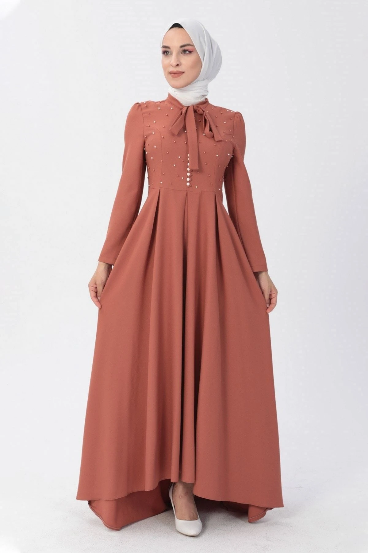 Modamihram Kleid - Rosa - A-Linie Bekleidung Bekleidung 308289333