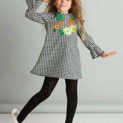 Mushi Kleid - Schwarz - A-Linie Kinder Kleider 46259849