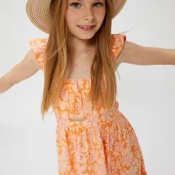 Koton Kleid - Orange - A-Linie Kinder Kleider 736483420