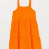LC Waikiki Kleid - Orange - Basic Kinder Kleider 678347416 -Deutschland Lady Echt Verkaufs-Shop 1 org zoom 761
