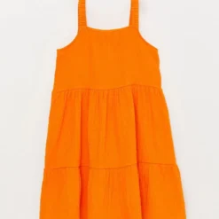 LC Waikiki Kleid - Orange - Basic Kinder Kleider 678347416