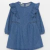 LC Waikiki Kleid - Blau - A-Linie Kinder Kleider 759473528 -Deutschland Lady Echt Verkaufs-Shop 1 org zoom 764