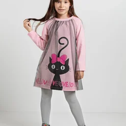 Denokids Kleid - Rosa - Basic