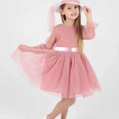 Ahenk Kids Kleid - Rosa - Smock-Kleid Kinder Kleider 640335821