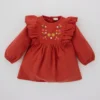 Defacto Kleid - Orange - A-Linie Kinder Kleider 366818434