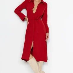Trendyol Collection Kleid - Rot - Blusenkleid Damen Kleider 737910509 7 Trendyol Collection Kleid - Rot - Blusenkleid Damen Kleider 737910509 -Deutschland Lady Echt Verkaufs-Shop 1 org zoom 84