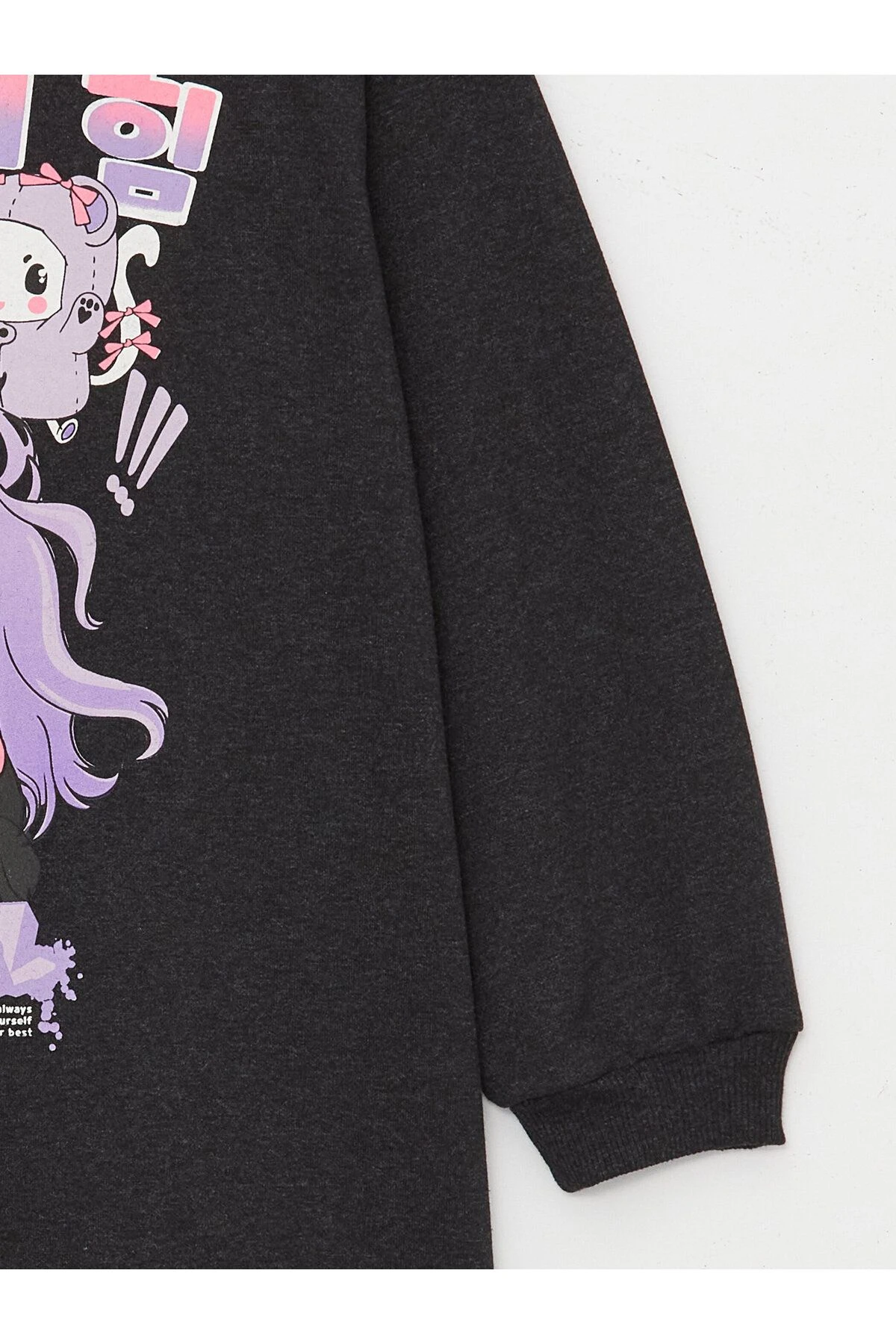 LC Waikiki Kleid - Grau - A-Linie Kinder Kleider 759194359 5 LC Waikiki Kleid - Grau - A-Linie Kinder Kleider 759194359 – Bild 3