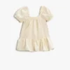 Koton Kleid - Ecru - Gerüschter Saum Kinder Kleider 321588440 -Deutschland Lady Echt Verkaufs-Shop 1 org zoom 874