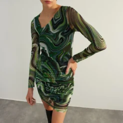 Trendyol Collection Kleid - Grün - Bodycon Damen Kleider 746306232 7 Trendyol Collection Kleid - Grün - Bodycon Damen Kleider 746306232 -Deutschland Lady Echt Verkaufs-Shop 1 org zoom 90