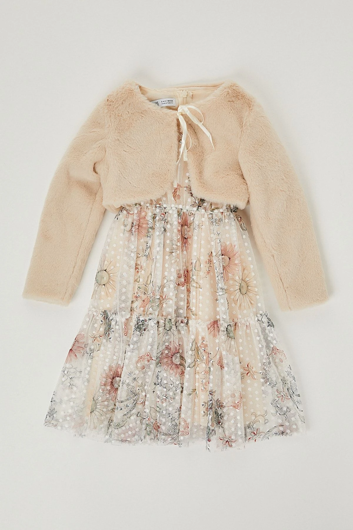 PAULMARK Kleid - Beige - A-Linie Kinder Kleider 746699613 3 PAULMARK Kleid - Beige - A-Linie Kinder Kleider 746699613