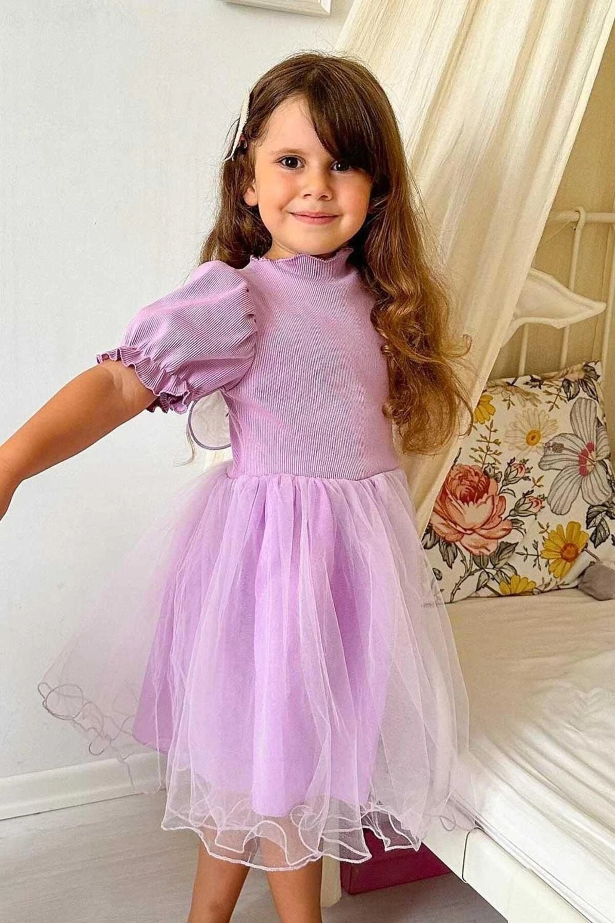 Le Mabelle Kleid - Lila - A-Linie Kinder Kleider 742682381 3 Le Mabelle Kleid - Lila - A-Linie Kinder Kleider 742682381