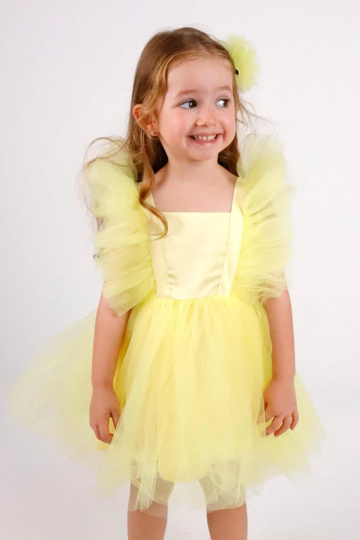 Le Mabelle Kleid - Gelb - A-Linie Kinder Kleider 754579586 3 Le Mabelle Kleid - Gelb - A-Linie Kinder Kleider 754579586
