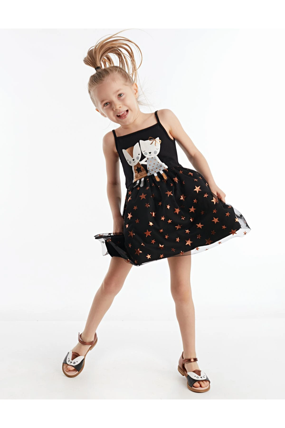 Denokids Kleid - Schwarz - A-Linie Kinder Kleider 35858713 3 Denokids Kleid - Schwarz - A-Linie Kinder Kleider 35858713