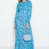 TRENDYOL MODEST Kleid - Blau - A-Linie -Deutschland Lady Echt Verkaufs-Shop 2 org zoom 1006