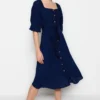 Trendyol Collection Kleid - Dunkelblau - A-Linie Damen Kleider 79528003