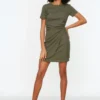 Trendyol Collection Kleid - Khaki - Wickelschnitt Damen Kleider 181940674 -Deutschland Lady Echt Verkaufs-Shop 2 org zoom 1021
