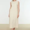TRENDYOL MODEST Kleid - Beige - Basic Damen Modest Fashion Kleider 118042001 2 TRENDYOL MODEST Kleid - Beige - Basic Damen Modest Fashion Kleider 118042001 -Deutschland Lady Echt Verkaufs-Shop 2 org zoom 1050