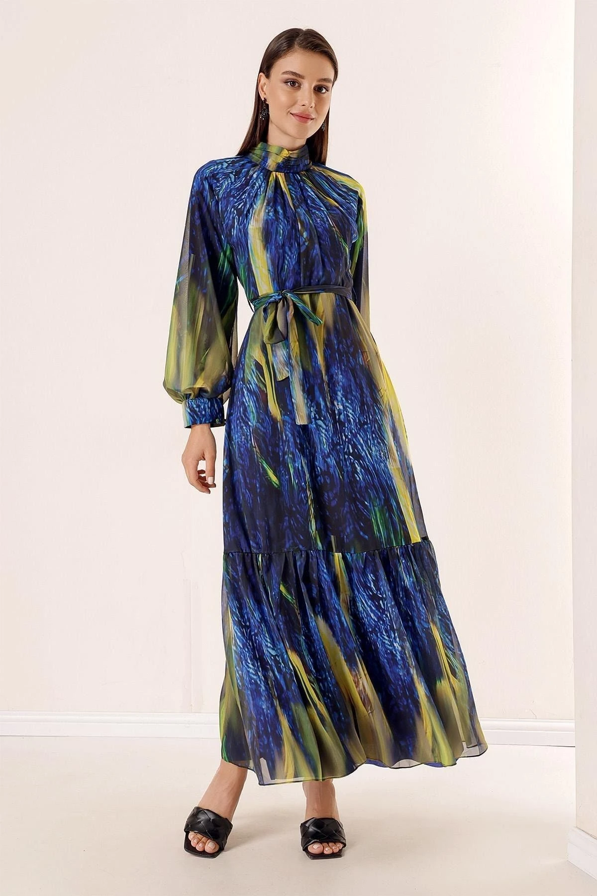 By Saygı Kleid - Dunkelblau - A-Linie Bekleidung Kleider 732066865 4 By Saygı Kleid - Dunkelblau - A-Linie Bekleidung Kleider 732066865 – Bild 2