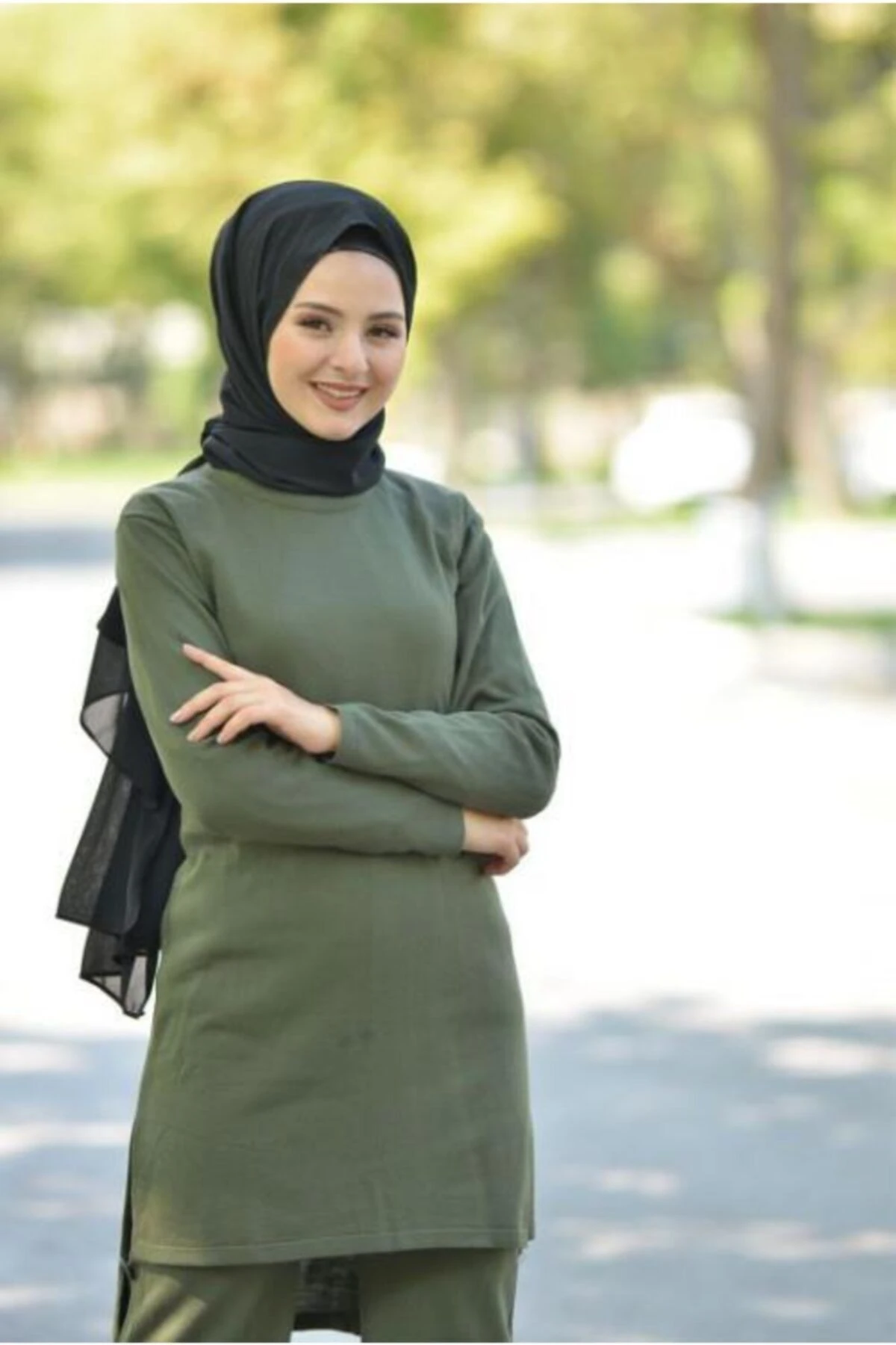 Modamihram Kleid - Khaki - A-Linie Bekleidung Bekleidung 47045090 4 Modamihram Kleid - Khaki - A-Linie Bekleidung Bekleidung 47045090 – Bild 2