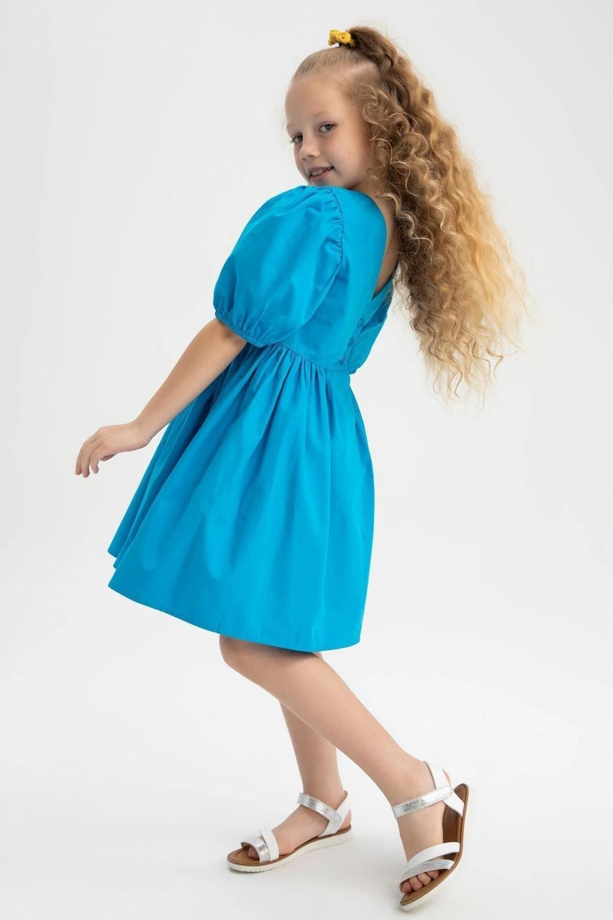 Defacto Kleid - Blau - Skater Kinder Kleider 285991812 4 Defacto Kleid - Blau - Skater Kinder Kleider 285991812 – Bild 2