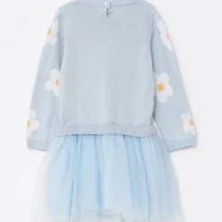 LC Waikiki Kleid - Blau - Gerüschter Saum Kinder Kleider 748905826 -Deutschland Lady Echt Verkaufs-Shop 2 org zoom 1155