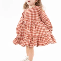 Defacto Kleid - Orange - A-Linie Kinder Kleider 332365391 -Deutschland Lady Echt Verkaufs-Shop 2 org zoom 1166