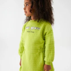 Tyess Kleid - Grün - Basic Kinder Kleider 354610517 -Deutschland Lady Echt Verkaufs-Shop 2 org zoom 1175