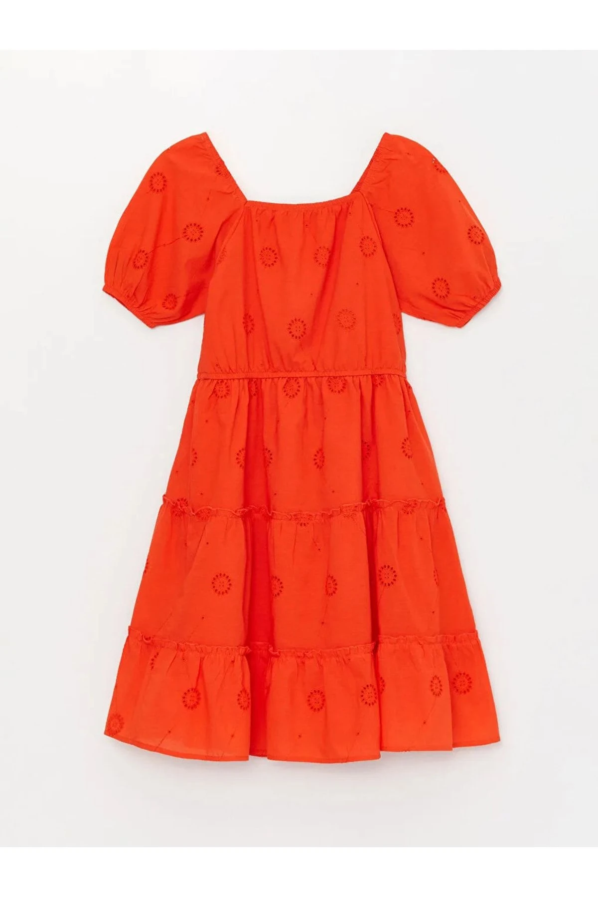 LC Waikiki Kleid - Orange - A-Linie Kinder Kleider 697383833 4 LC Waikiki Kleid - Orange - A-Linie Kinder Kleider 697383833 – Bild 2