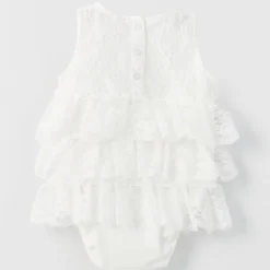 LC Waikiki Kleid - Ecru - A-Linie Kinder Kleider 678440254 -Deutschland Lady Echt Verkaufs-Shop 2 org zoom 1190