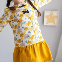Mininio Kleid - Gelb - A-Linie Kinder Bekleidung 367903946 -Deutschland Lady Echt Verkaufs-Shop 2 org zoom 1203