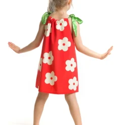 Mushi Kleid - Rot - Basic Kinder Kleider 35858695 -Deutschland Lady Echt Verkaufs-Shop 2 org zoom 1250