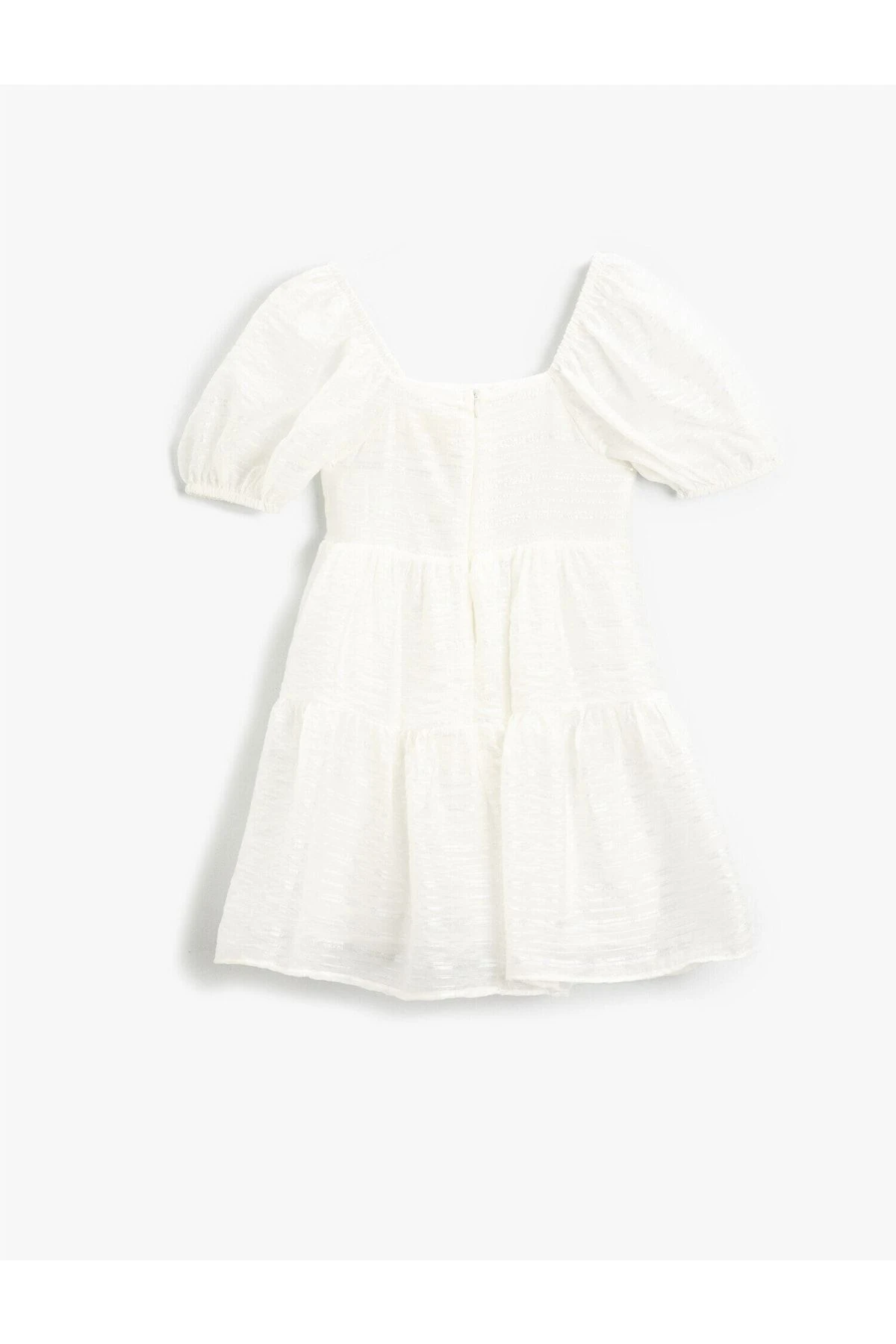 Koton Kleid - Weiß - Basic Kinder Kleider 267535410 4 Koton Kleid - Weiß - Basic Kinder Kleider 267535410 – Bild 2