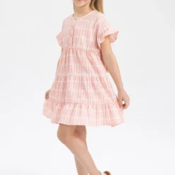 Defacto Kleid - Rosa - Smock-Kleid Kinder Kleider 647131710 -Deutschland Lady Echt Verkaufs-Shop 2 org zoom 1322