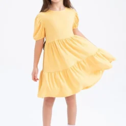 Defacto Kleid - Gelb - Smock-Kleid Kinder Kleider 638524112 -Deutschland Lady Echt Verkaufs-Shop 2 org zoom 1325