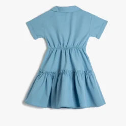 Koton Kleid - Blau - A-Linie Kinder Kleider 649026911 -Deutschland Lady Echt Verkaufs-Shop 2 org zoom 1326