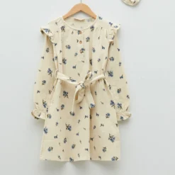 LC Waikiki Kleid - Ecru - A-Linie Kinder Kleider 679649679 -Deutschland Lady Echt Verkaufs-Shop 2 org zoom 1332