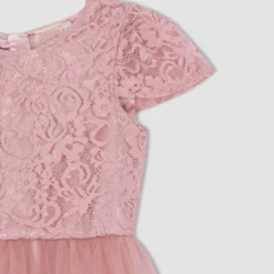 Defacto Kleid - Rosa - A-Linie Kinder Kleider 333608088 -Deutschland Lady Echt Verkaufs-Shop 2 org zoom 1352