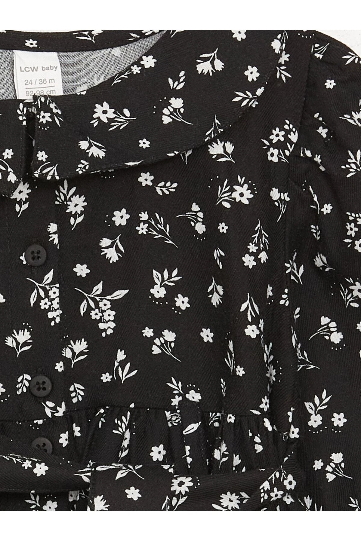 LC Waikiki Kleid - Schwarz - A-Linie Kinder Kleider 751562701 4 LC Waikiki Kleid - Schwarz - A-Linie Kinder Kleider 751562701 – Bild 2