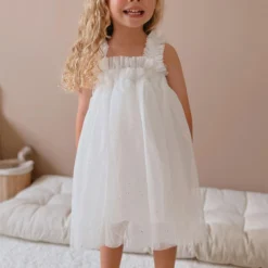 Le Mabelle Kleid - Weiß - A-Linie Kinder Kleider 735334238 -Deutschland Lady Echt Verkaufs-Shop 2 org zoom 1366
