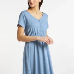 USHA Kleid - Blau - Basic Damen Kleider 687884979 -Deutschland Lady Echt Verkaufs-Shop 2 org zoom 146