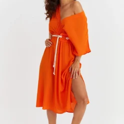 Cool & Sexy Kleid - Orange - Skater -Deutschland Lady Echt Verkaufs-Shop 2 org zoom 174