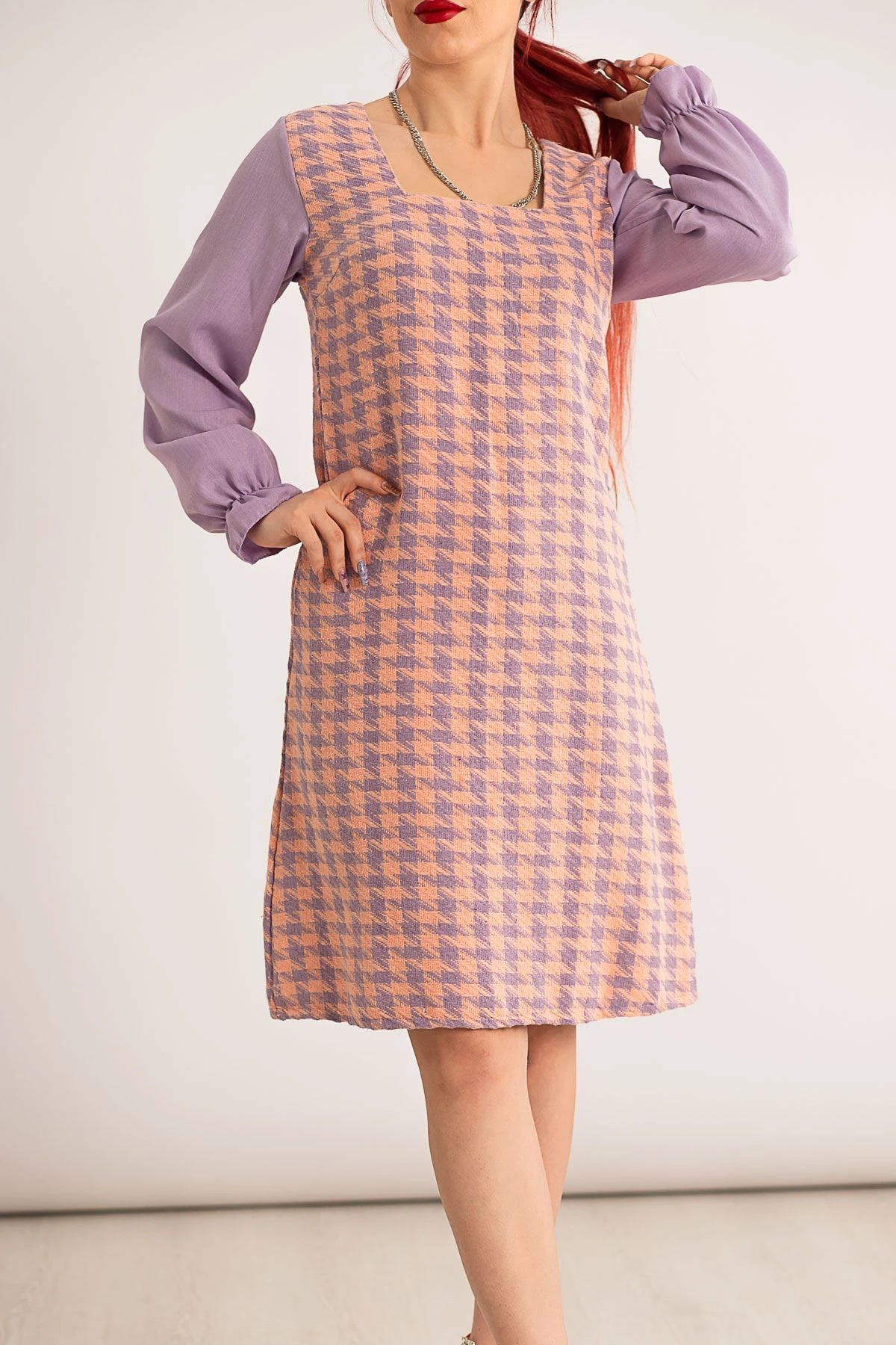 Armonika Kleid - Lila - A-Linie Damen Kleider 655835078 4 Armonika Kleid - Lila - A-Linie Damen Kleider 655835078 – Bild 2