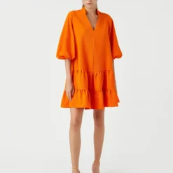 Koton Kleid - Orange - A-Linie -Deutschland Lady Echt Verkaufs-Shop 2 org zoom 192